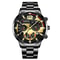 Premium Men Stainless Steel Watch Classic Analog Quartz With Calendar 7