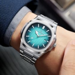 luxury military square dial men waterproof quartz watch with luminous date & week