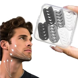 premium silicone jawline trainer & facial muscle toner set, jawline exerciser for sculpting & neck toning