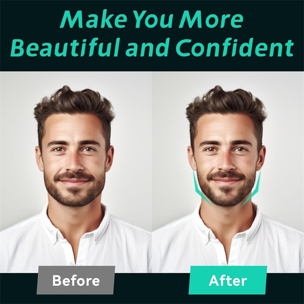 Premium Silicone Jawline Trainer Facial Muscle Toner Set Jawline Exerciser For Sculpting Neck Ton 1