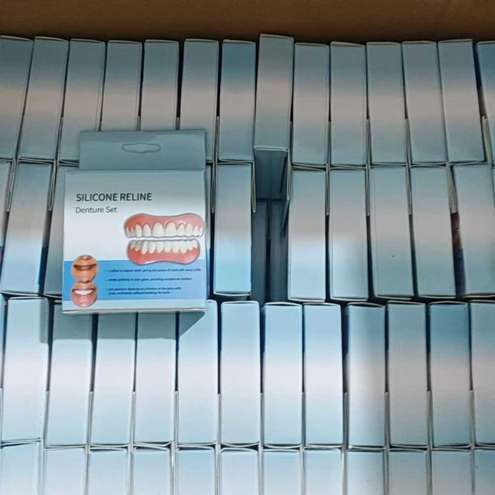 Soft Denture Silicone Kit Comfortable Upper Lower Denture Liners 5