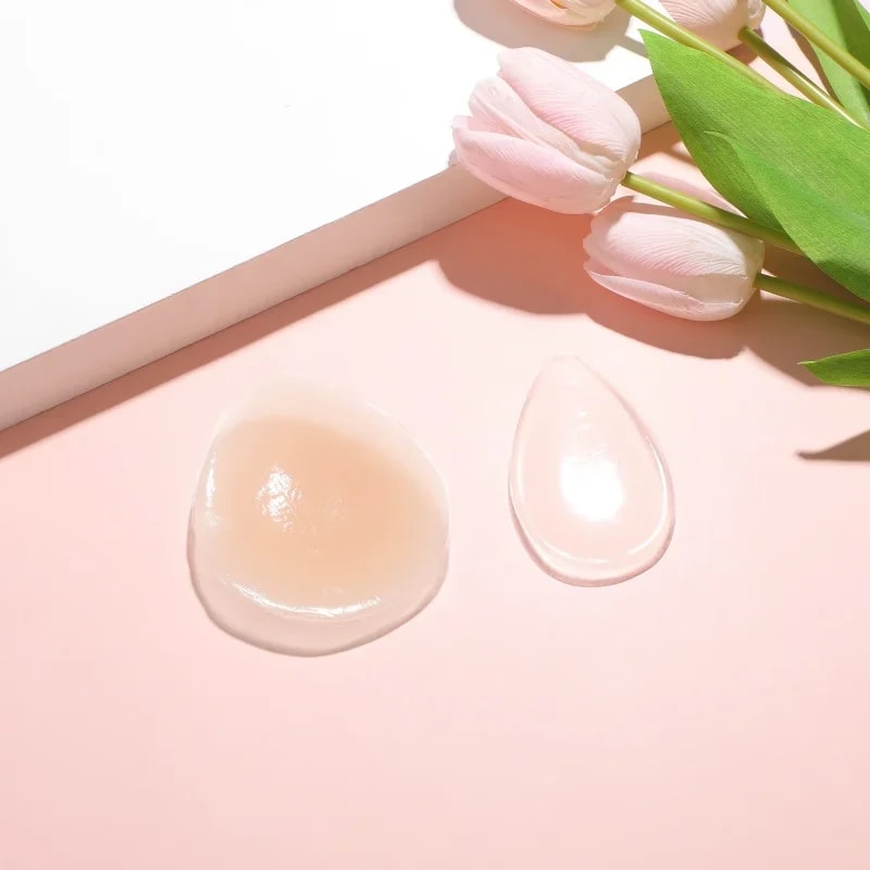 Invisible Silicone Nipple Covers Reusable Adhesive Bra Pads For Seamless Comfort 3