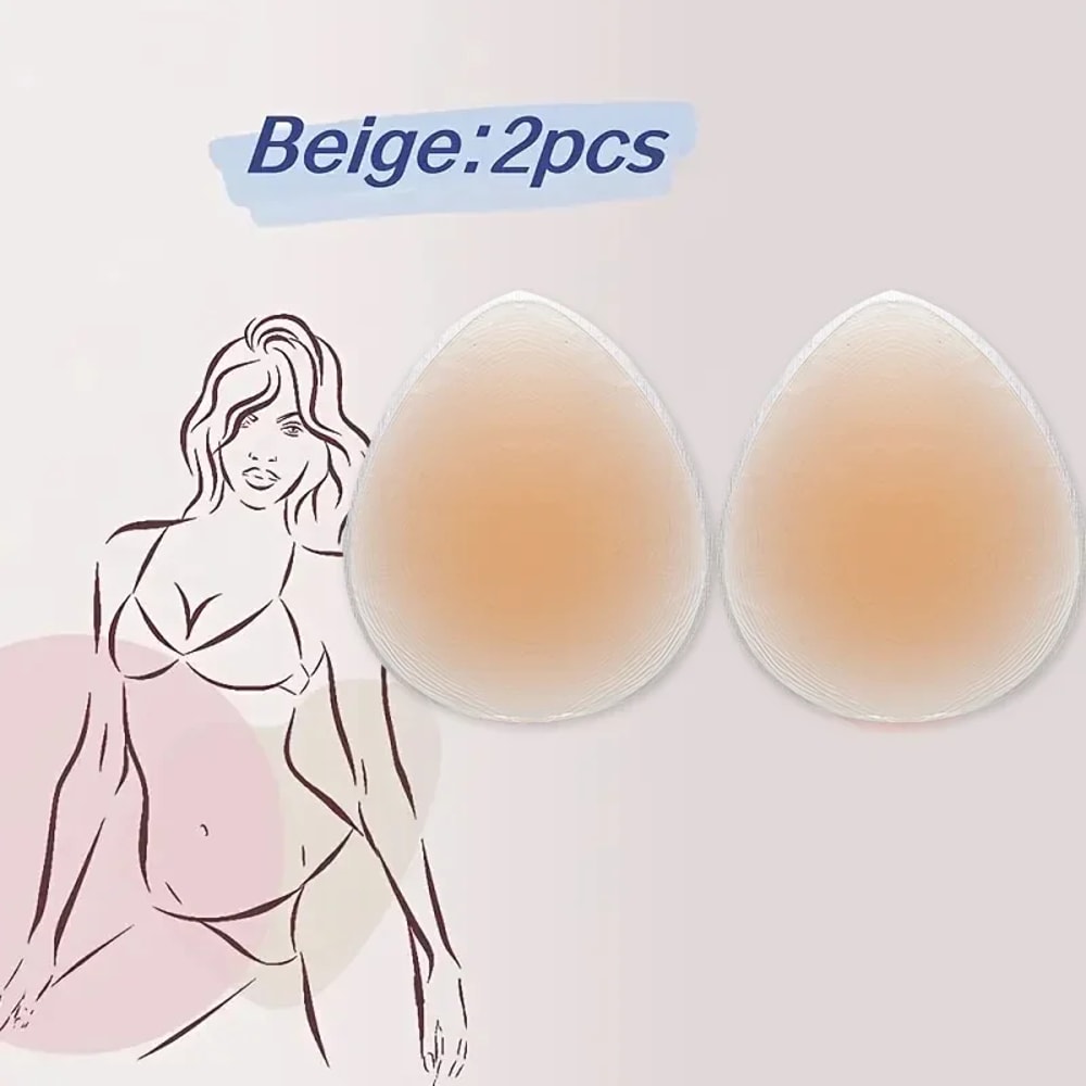 Invisible Silicone Nipple Covers Reusable Adhesive Bra Pads For Seamless Comfort 9