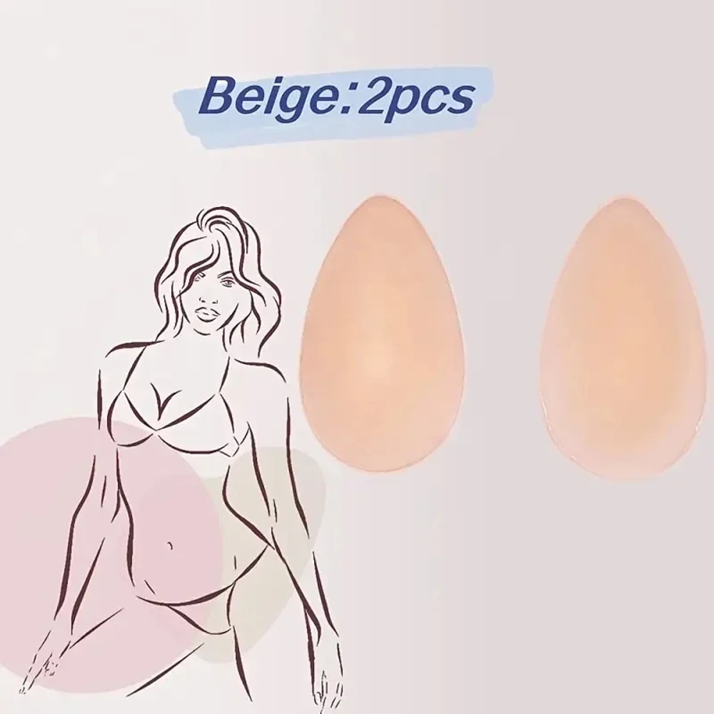 Invisible Silicone Nipple Covers Reusable Adhesive Bra Pads For Seamless Comfort 7
