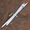 White Witcher Sword  Geralt of Rivia Replica for Display  Cosplay