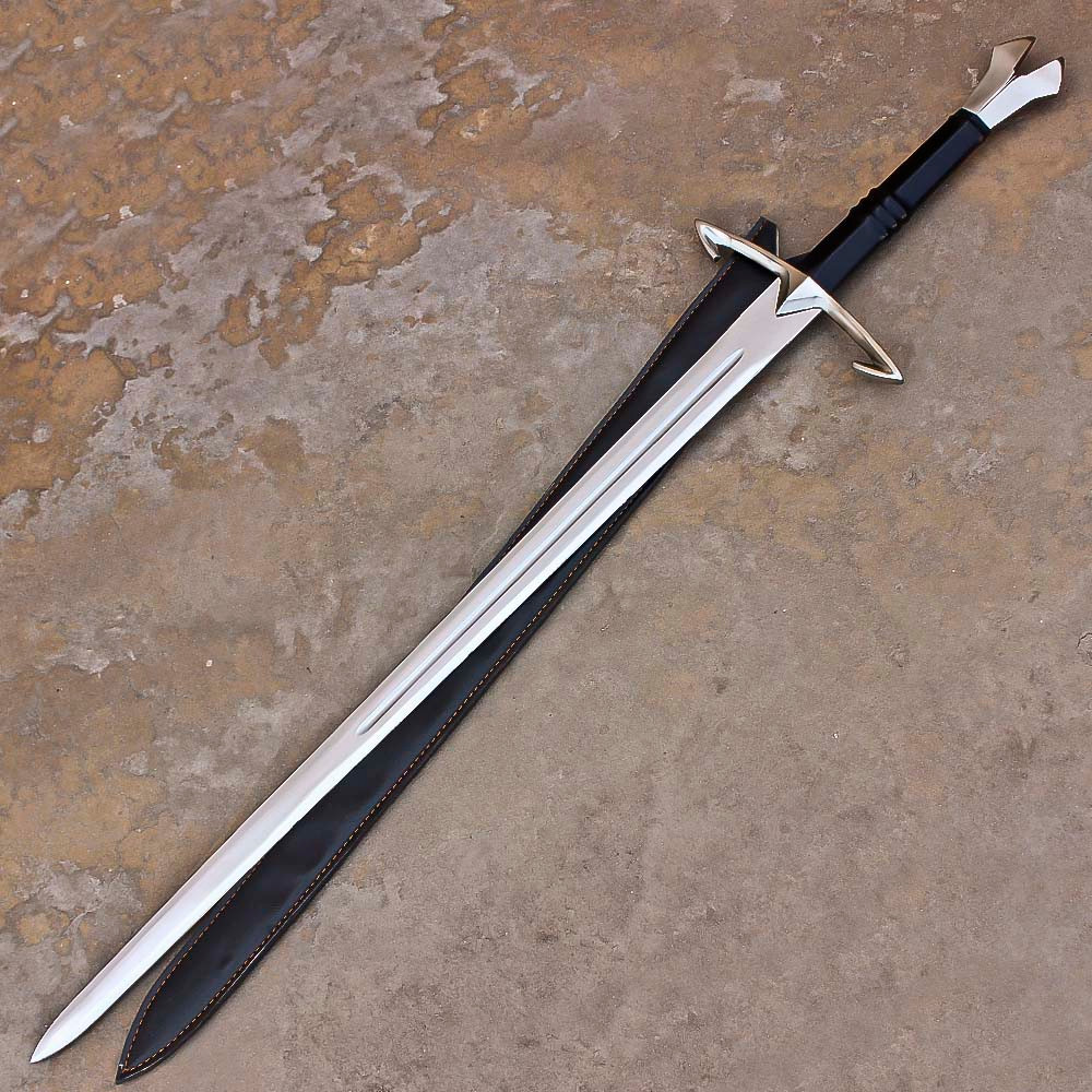 Black Death Gothic Longsword  15th Century Battle Ready Design