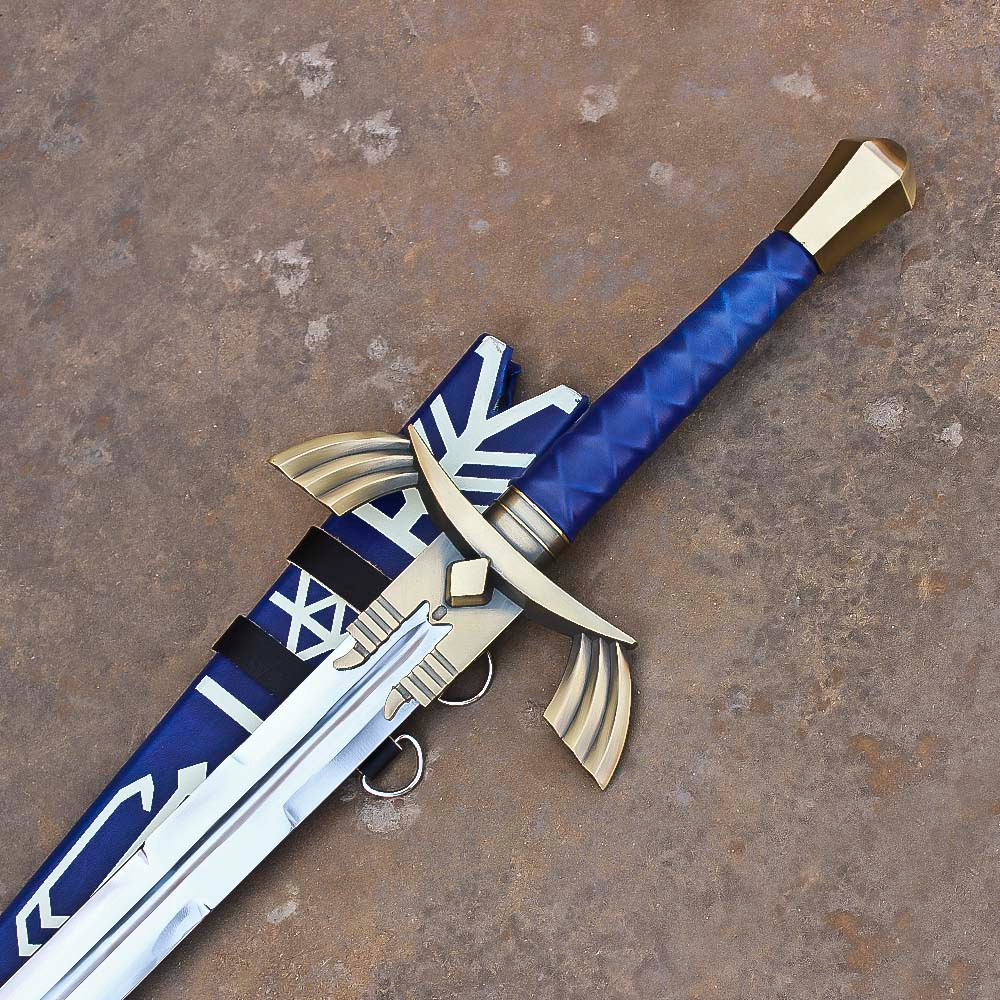 Deluxe Zelda Master Sword Functional 1070 High Carbon Steel Replica