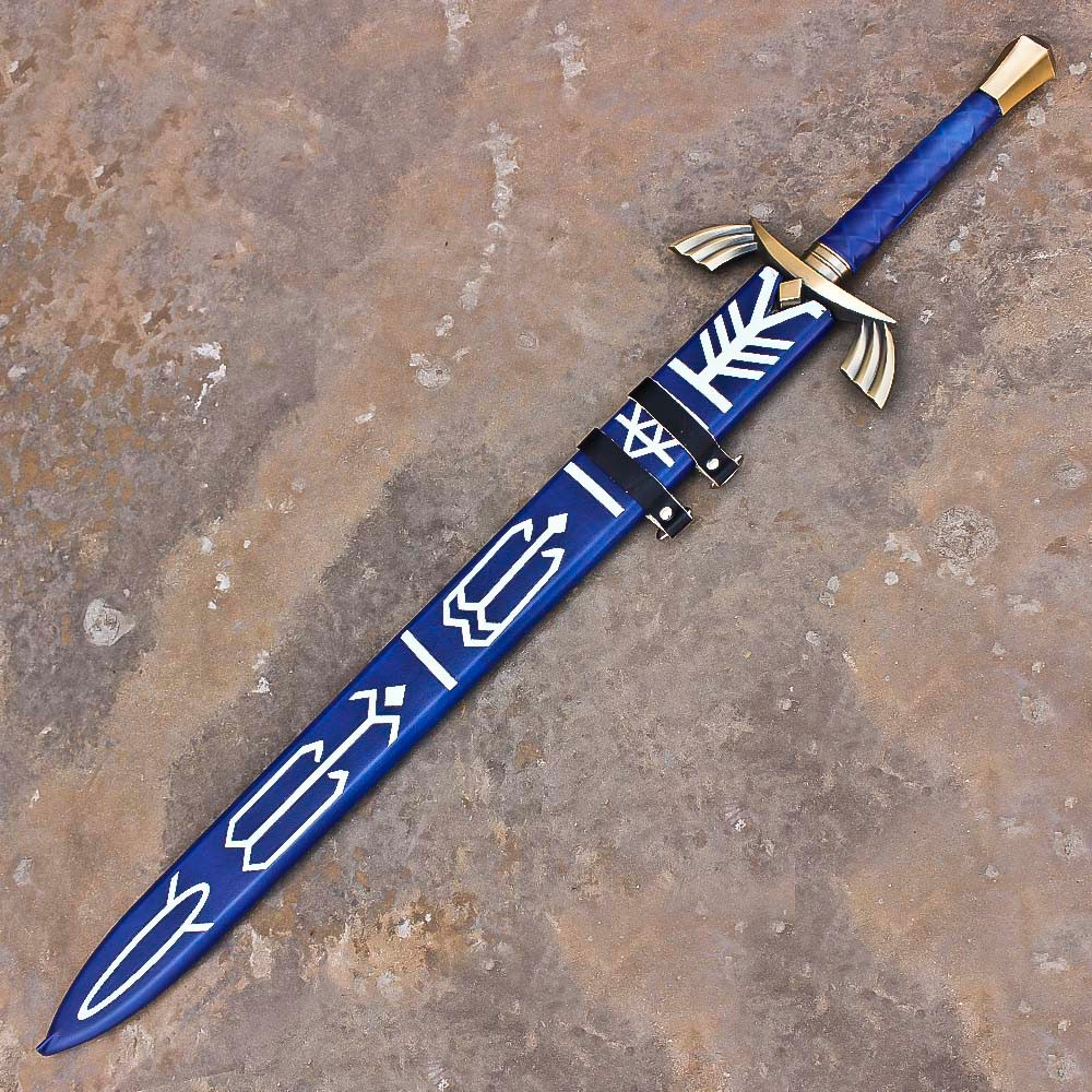 Deluxe Zelda Master Sword Functional 1070 High Carbon Steel Replica