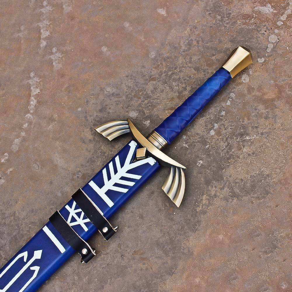 Deluxe Zelda Master Sword Functional 1070 High Carbon Steel Replica