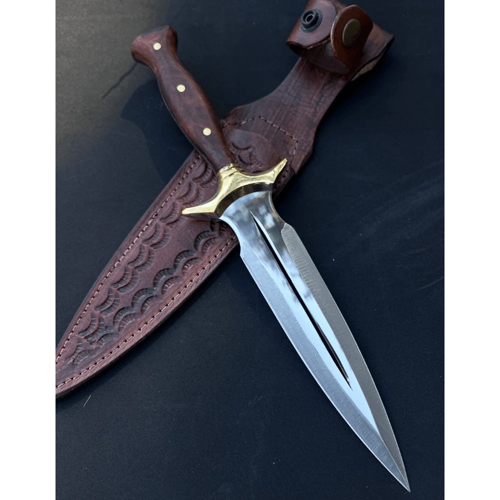buynow handmade double edge stainless dagger