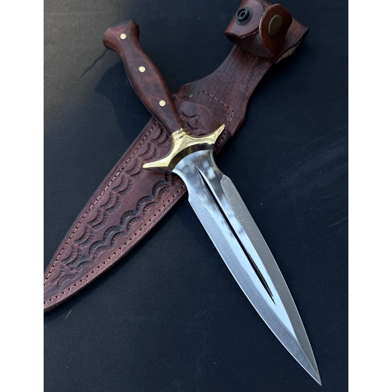 buynow handmade double edge stainless dagger