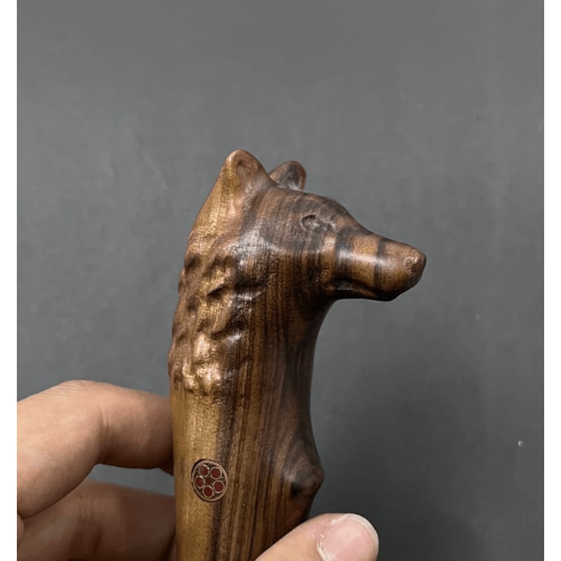 buynow walnut aluminum handle outdoor knife