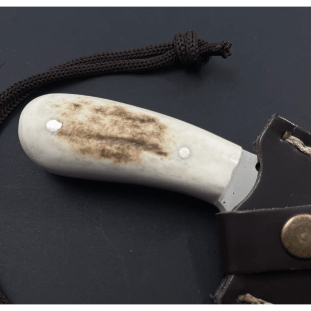 buynow leather sheath necklace knife pendant