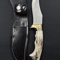 buynow 4034 stainless steel antler handle knife