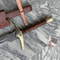 Custom Handmade Damascus Steel Hobbit Viking Sword Real Viking Style Collector Gift 3