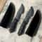 Handmade Tracker Knife Set Hunting Camping Survival Knives With Leather Sheaths 0