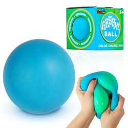 Power Your Fun Arggh Large Stress Ball for Adults and Kids - Blue/Green