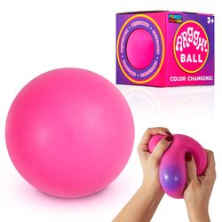 Power Your Fun Arggh Stress Ball for Adults and Kids - Pink/Purple