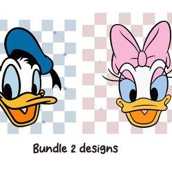 bundle 2 file couples duck png- disney couples - daisy and donald png