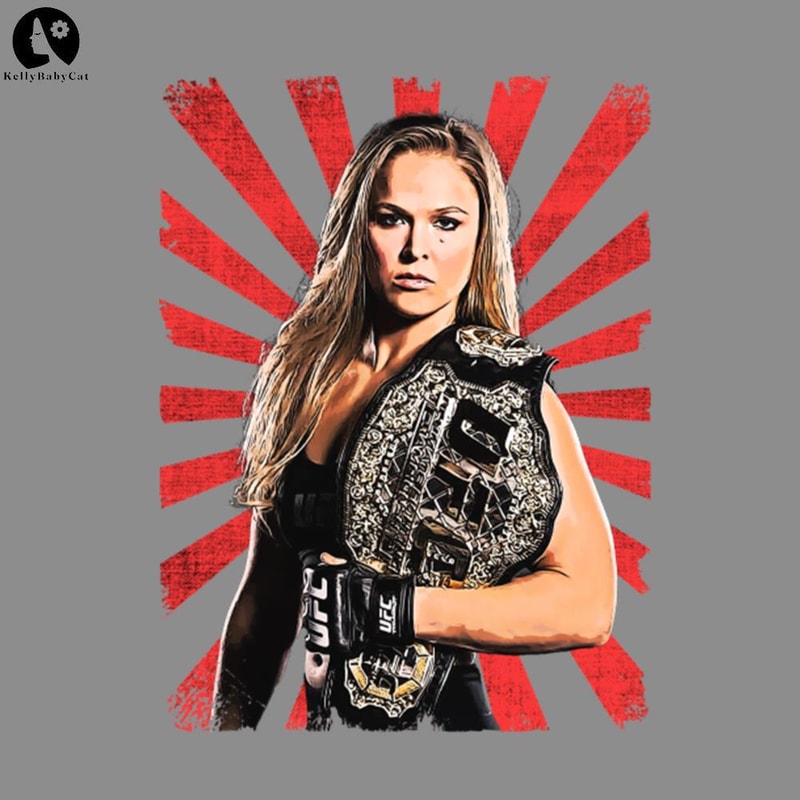 KL0201242875-Ronda Rousey Wrestling Vintage Fan Art Sports PNG download.jpg
