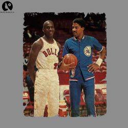 Michael Jordan and Julius Erving 1984 Sports PNG download