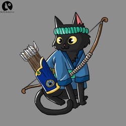 samewrai black archer warrior png download