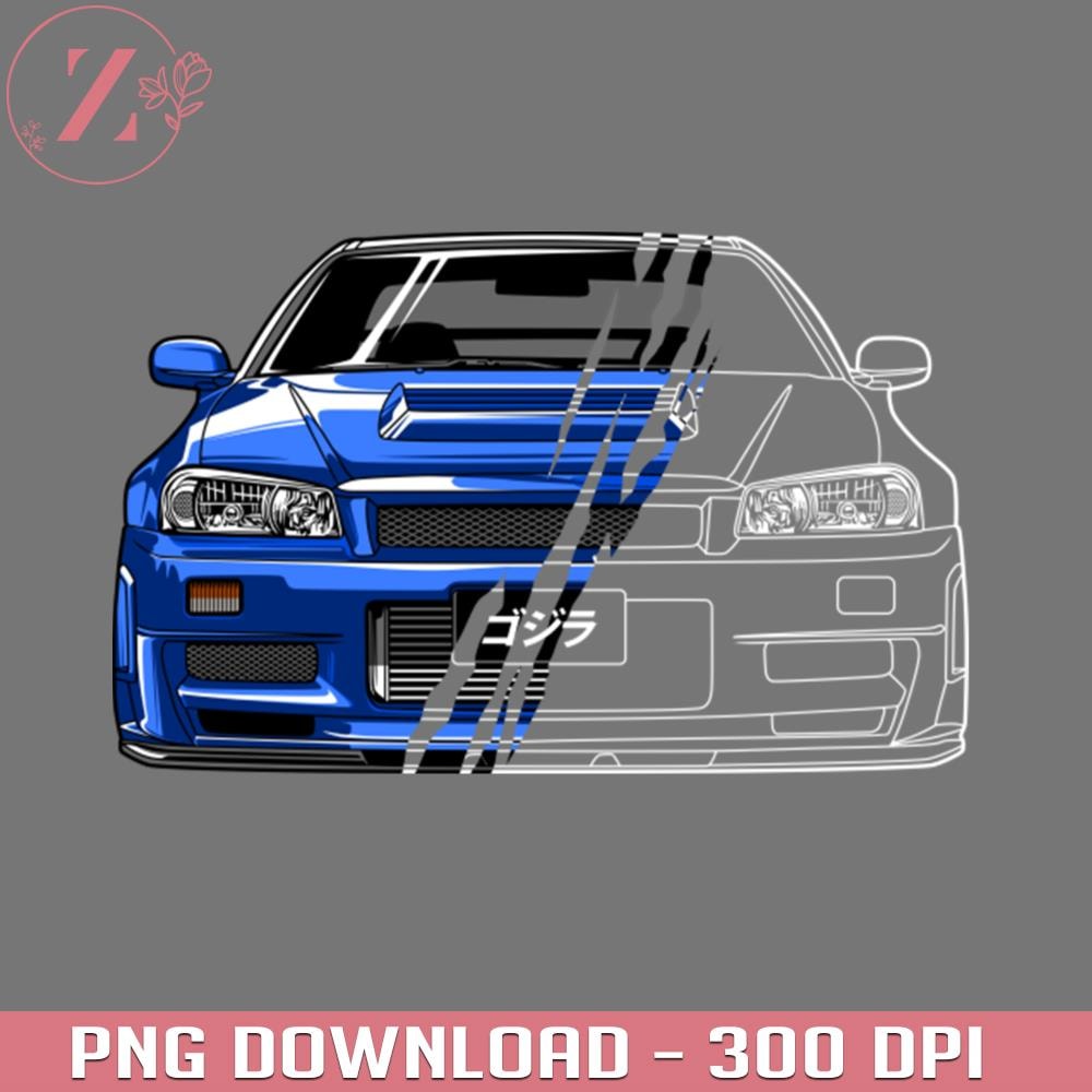 KL231223362-R34 GTR Skyline Turbo JDM Tuning Car 90s Fan Anime PNG.jpg