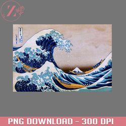 hokusai great wave off kanagawa anime png