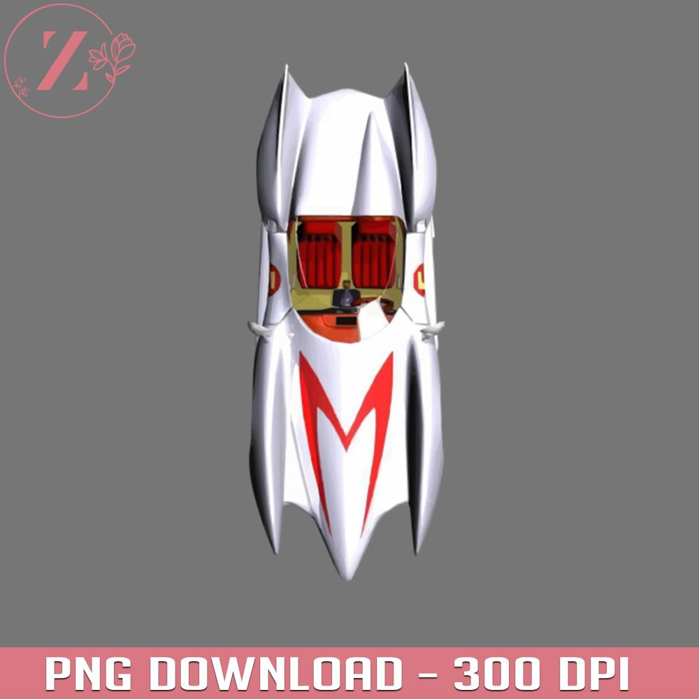 KL231223430-Speed Racer Mach 5 Car Top Vintage Retro Clean Anime PNG.jpg