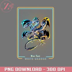 blue eyes white dragon anime png