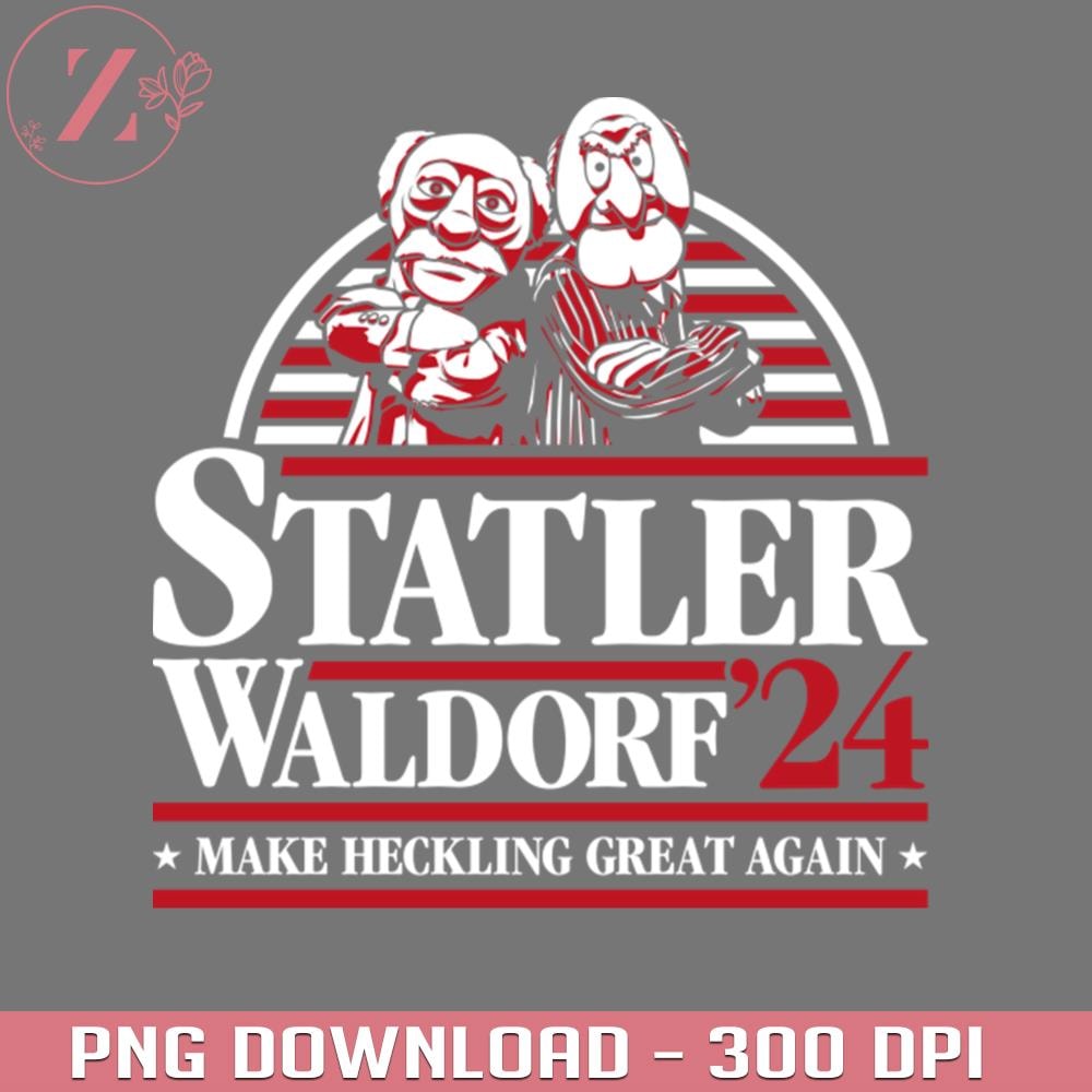 KL251223311-Muppets Statler Waldorf - Make Heckling Great Again Naruto PNG, Anime download PNG.jpg