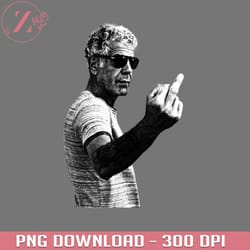 anthony bourdain middle finger pose naruto png, anime download png