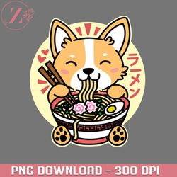 corgi eating ramen cute kawaii noodles fullmetal alchemist png download