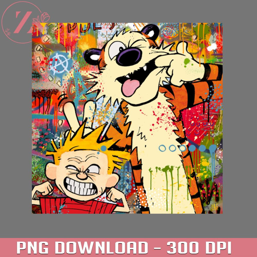 KL2612231261-Calvin Hobbes pop art Fullmetal Alchemist PNG download.jpg