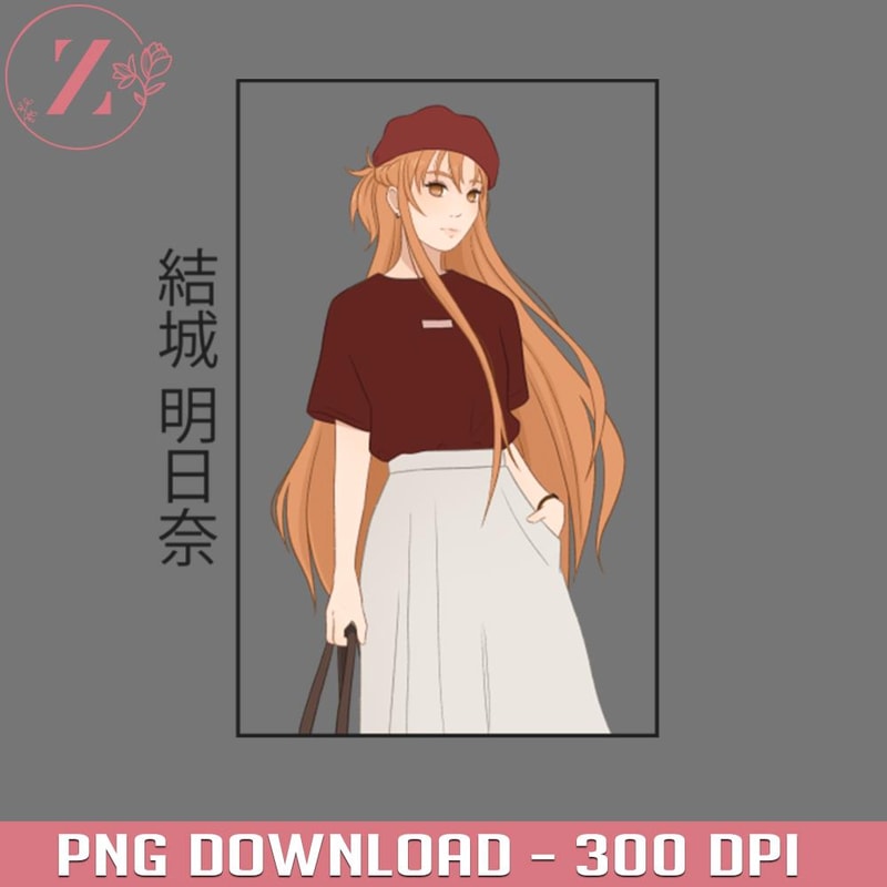 KL281223371-Sword Art Online Asuna in Casual Clothes 6287PNG Manga PNG download.jpg