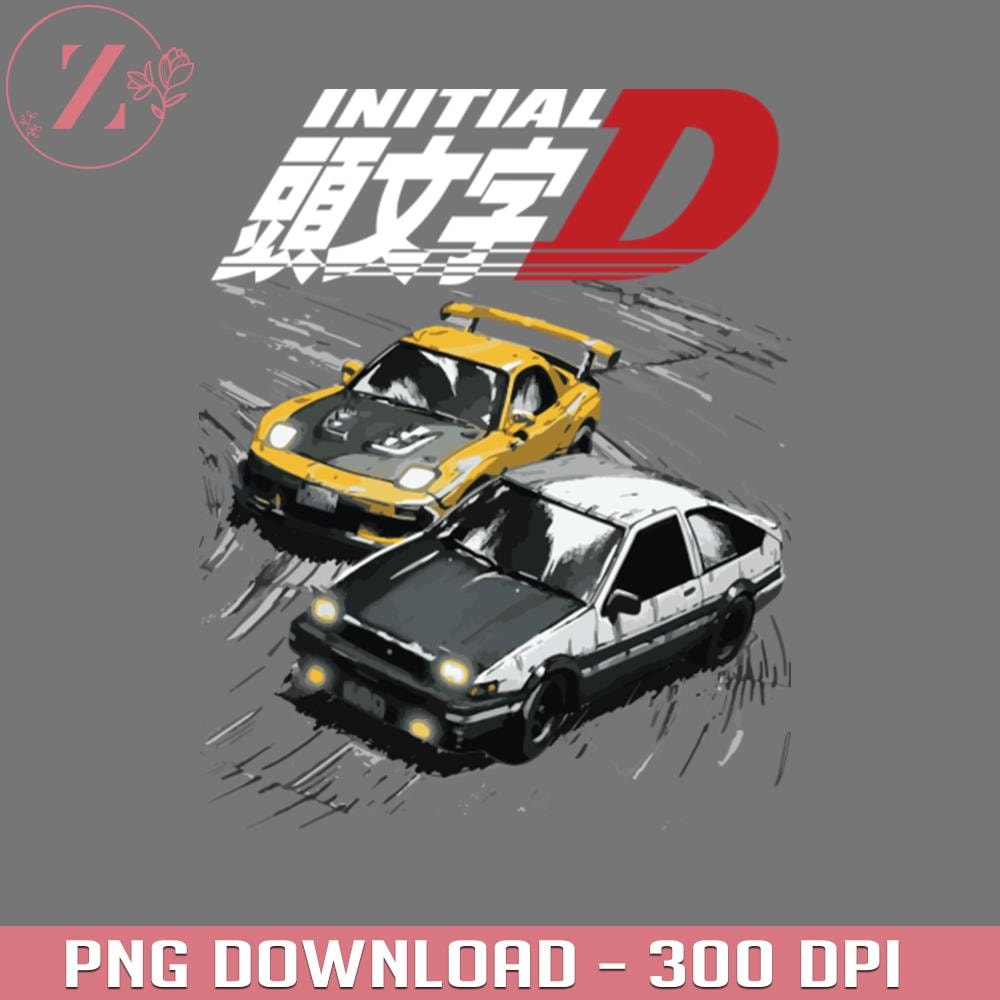 KL2812239-86 takumi vs keisuke FD initial D 6632PNG Manga PNG download.jpg