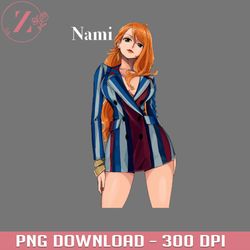 nami one piece fashion anime png one piece png download