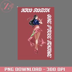 nico robin anime png one piece png download