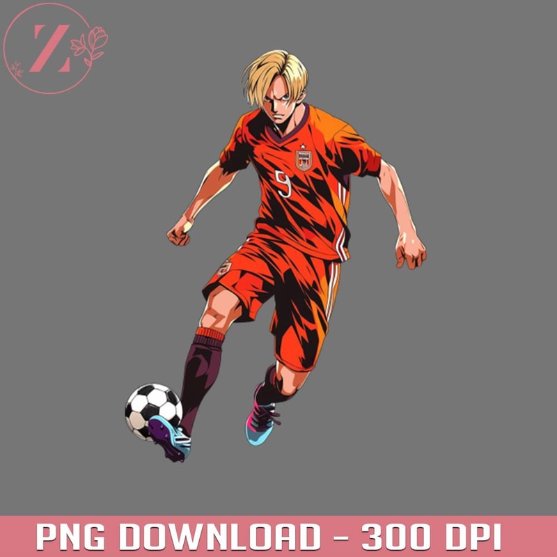 KL28122210593-sanji play football Anime PNG One Piece PNG download.jpg