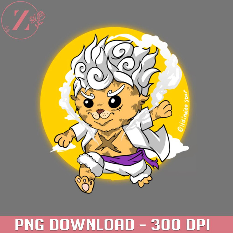 KL2812227293-Luffy Cat Gear God Nika Onepiece Anime PNG One Piece PNG download.jpg