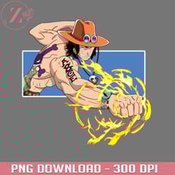 fire fist ace anime png one piece png download