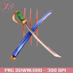 one piece shanks sword watercolour design anime png one piece png download