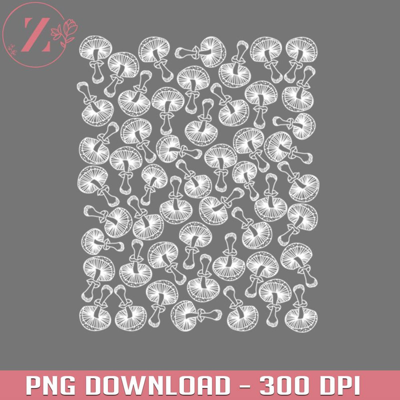 KL291223321-White Mushroom Pattern Hunter Hunter Anime PNG download.jpg