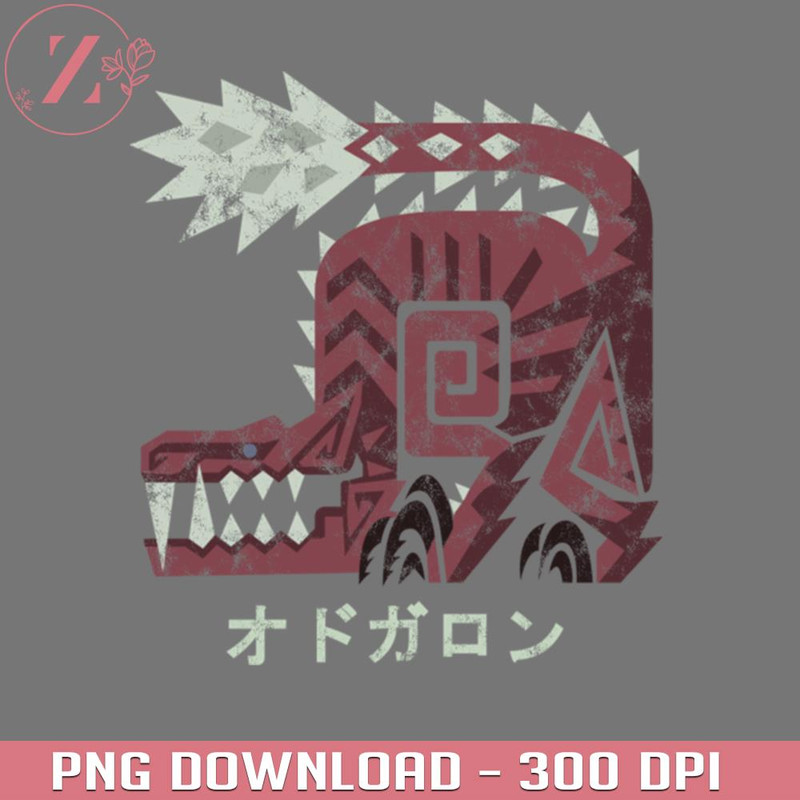 KL291223210-Monster Hunter World Odogaron Kanji Icon Hunter Hunter Anime PNG download.jpg