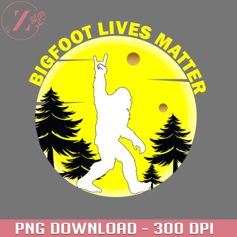 KL29122330-Bigfoot lives matter Hunter Hunter Anime PNG download.jpg