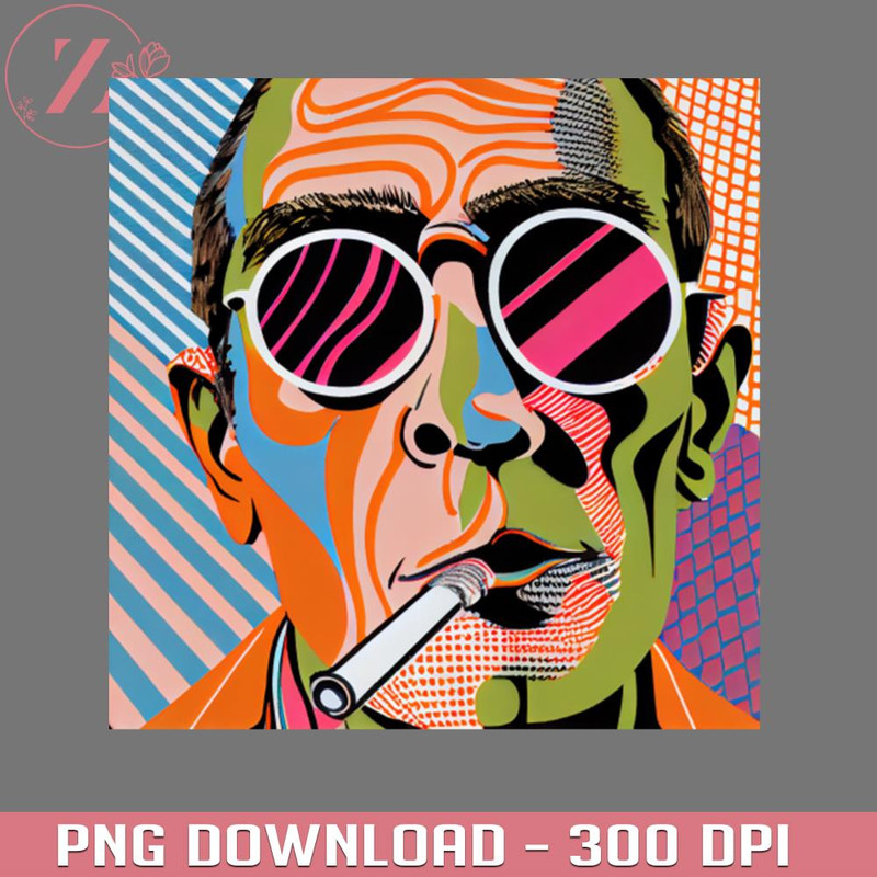 KL291223154-Hunter S Thompson Op Pop Art Hunter Hunter Anime PNG download.jpg