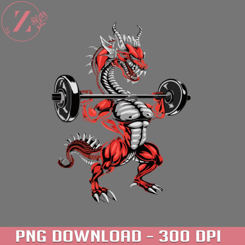 KL291223464-dragon Lifting Barbell   Muscle Building Anime PNG Dragon Ball PNG download.jpg