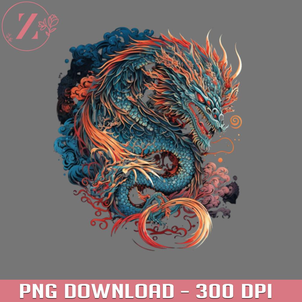 KL291223385-Cool and colorful dragon tshirt Anime PNG Dragon Ball PNG download.jpg