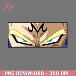 majin vegeta eyes anime png dragon ball png download