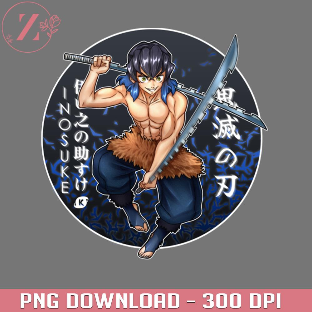 KL29122412107-Demon Slayer Inosuke with Anime Damon Slayer PNG download.jpg